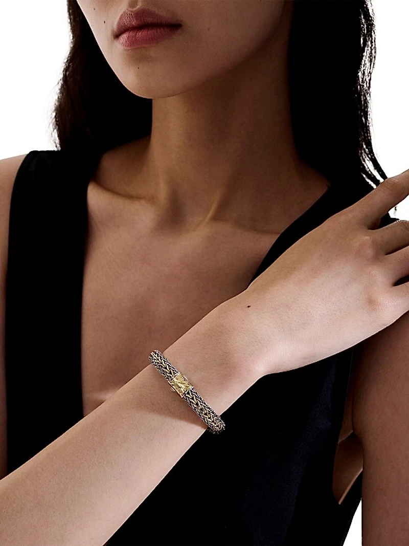 Two-Tone Reversible Chain Bracelet