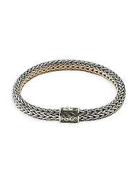 Two-Tone Reversible Chain Bracelet