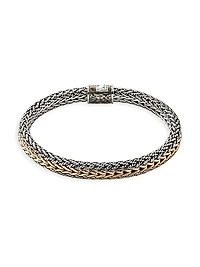 Two-Tone Reversible Chain Bracelet