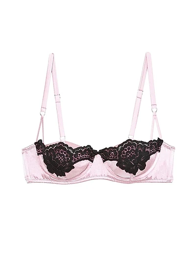 Fleur du Mal x Marilyn Monroe All About Eve Silk Balconette Bra
