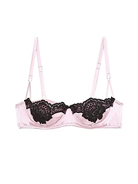 Fleur du Mal x Marilyn Monroe All About Eve Silk Balconette Bra