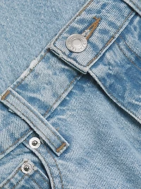 Farrah High-Rise Cuffed Straight Jeans