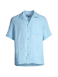 Charli Har Linen Camp Shirt