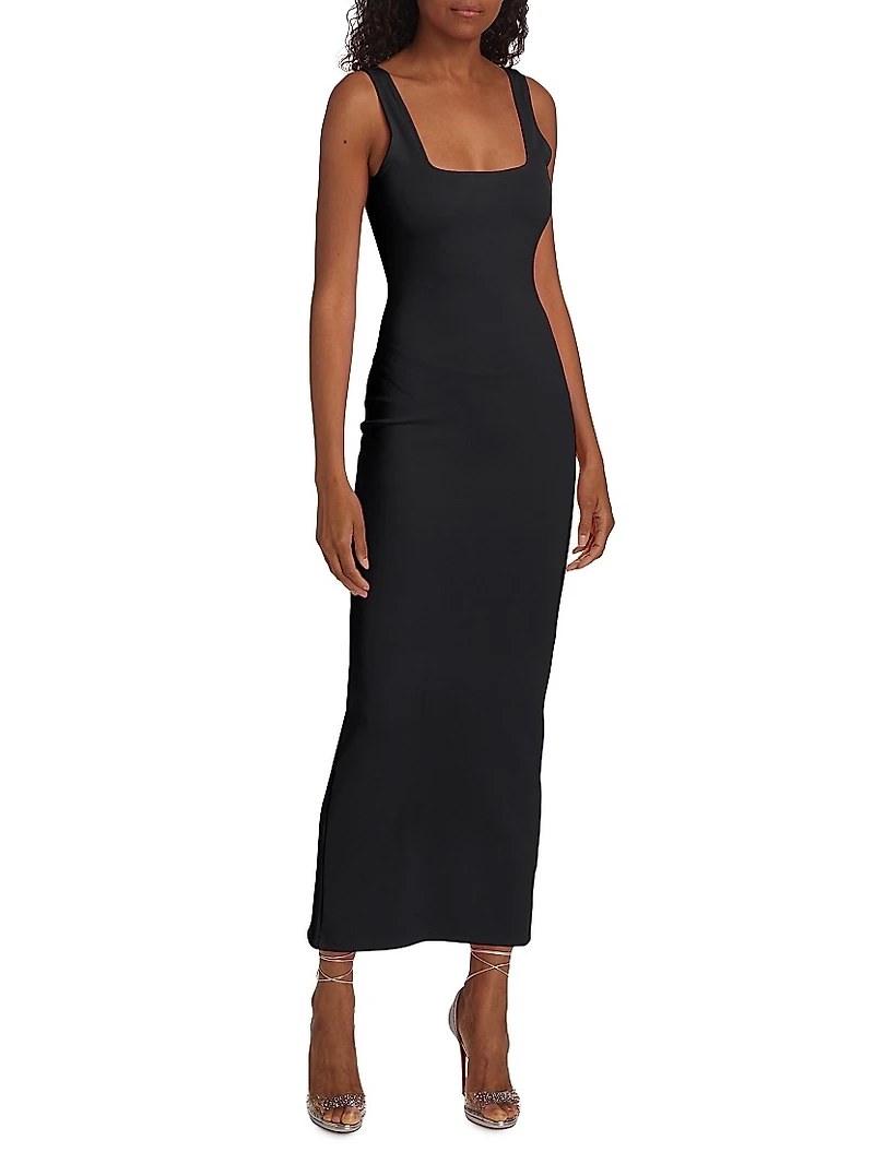 Modern Scuba Tank Maxi Dress