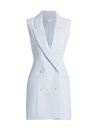 Luxe Suiting Blazer Minidress