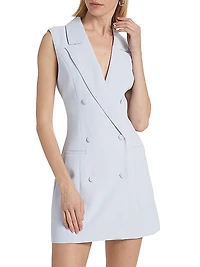 Luxe Suiting Blazer Minidress