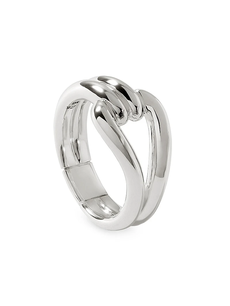 Surf Sterling Silver Ring