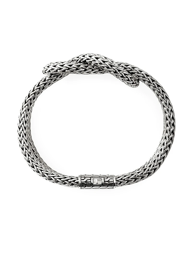 Sterling Silver Knot Chain Bracelet