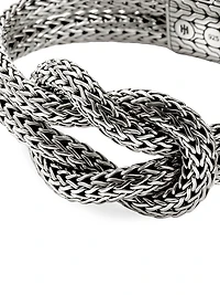 Sterling Silver Knot Chain Bracelet