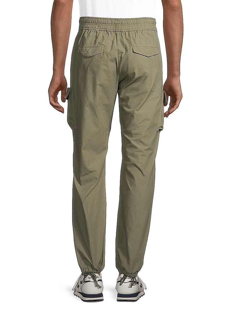 Drawstring Cargo Pants