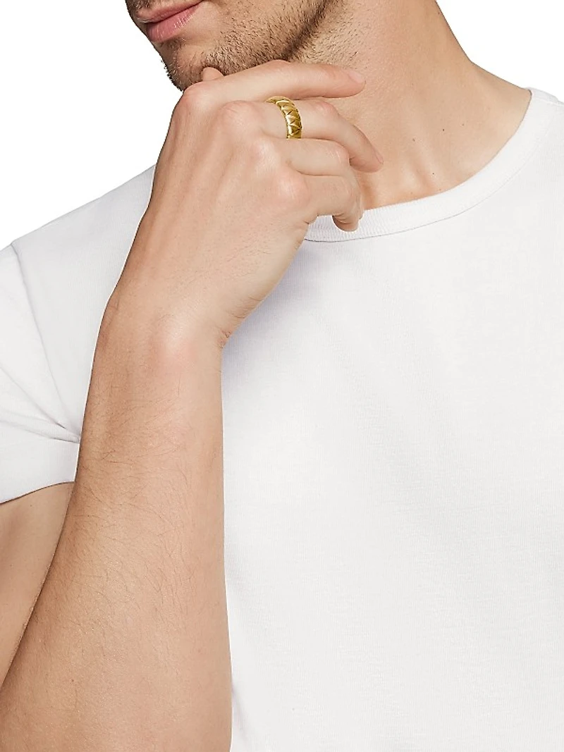 Cairo Wrap Band Ring in 18K Yellow Gold, 8mm