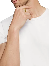 Cairo Wrap Band Ring in 18K Yellow Gold, 8mm