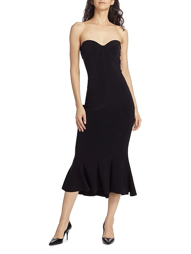 chinese dress ladies WeWoreWhat Strapless Lace Maxi – Nonni main image 0