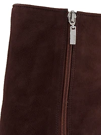 Asya Suede Wedge Booties