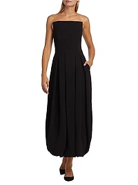 Malene Strapless Midi-Dress