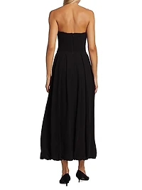 Malene Strapless Midi-Dress