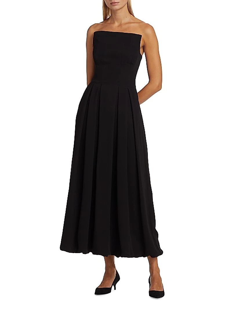 Malene Strapless Midi-Dress