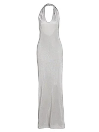 Malaika Glittery Halterneck Gown