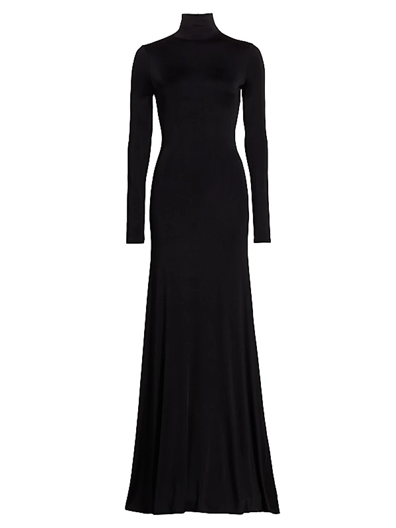 Sacha Long-Sleeve Gown