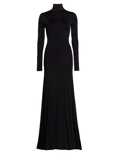 Sacha Long-Sleeve Gown