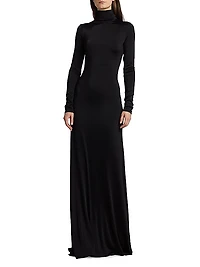 Sacha Long-Sleeve Gown