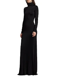 Sacha Long-Sleeve Gown
