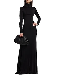 Sacha Long-Sleeve Gown