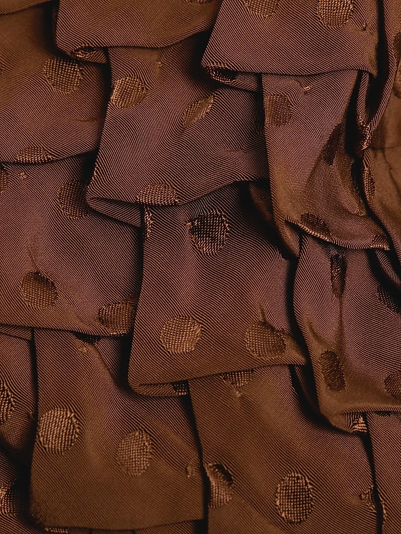 Nicoletta Dotted Midi-Dress