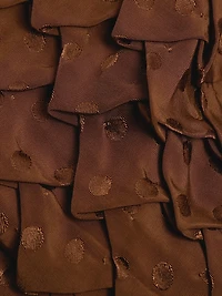 Nicoletta Dotted Midi-Dress