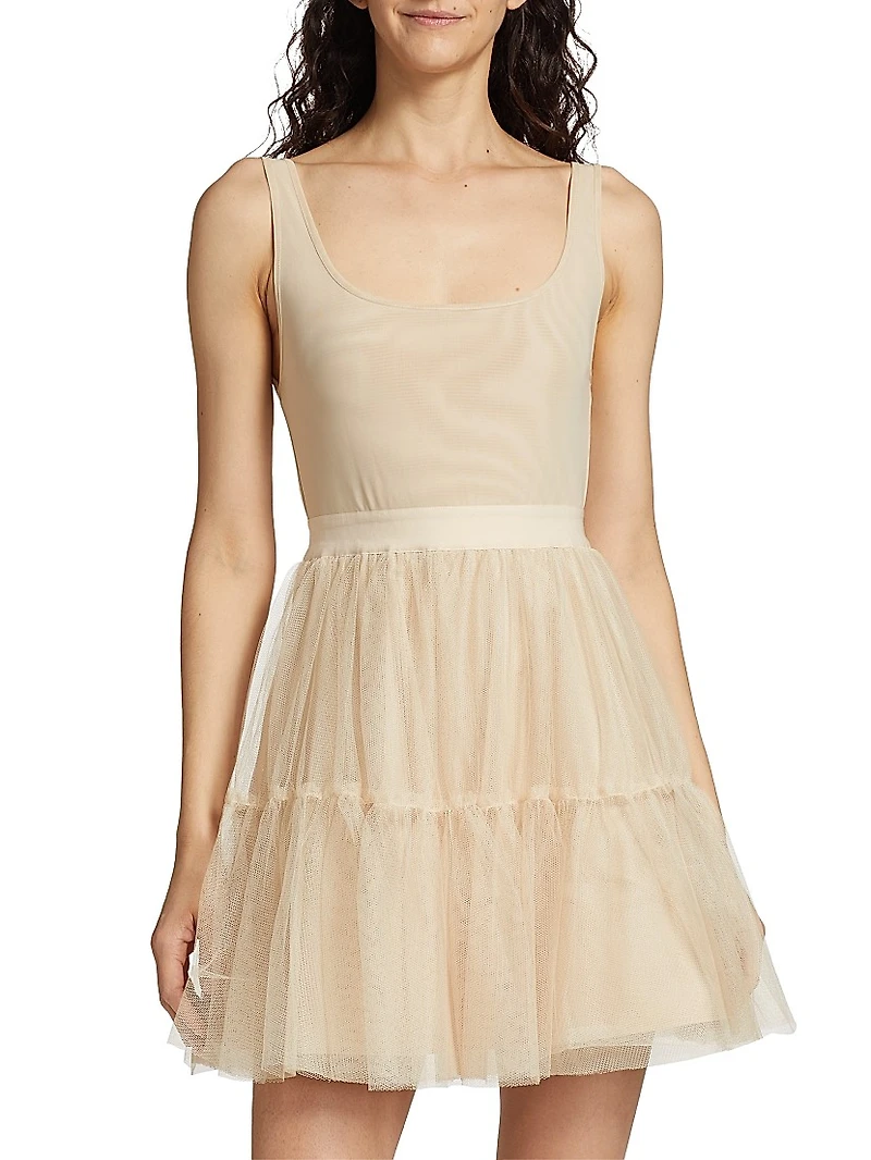 Chara Tiered Tulle Minidress
