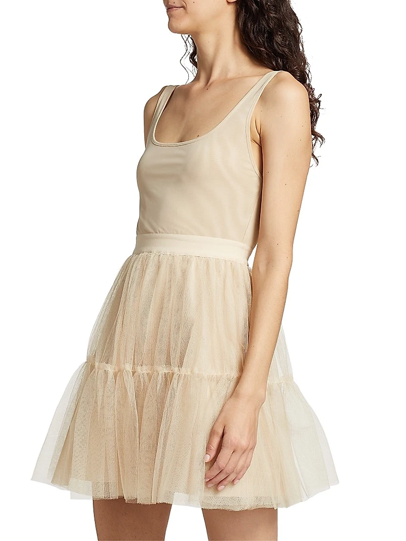 Chara Tiered Tulle Minidress