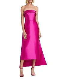 Mikado Tea-Length Dress