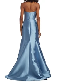 Mikado Floor-Length Ball Gown