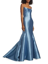 Mikado Floor-Length Ball Gown