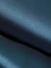 Mikado Square-Neck A-Line Gown