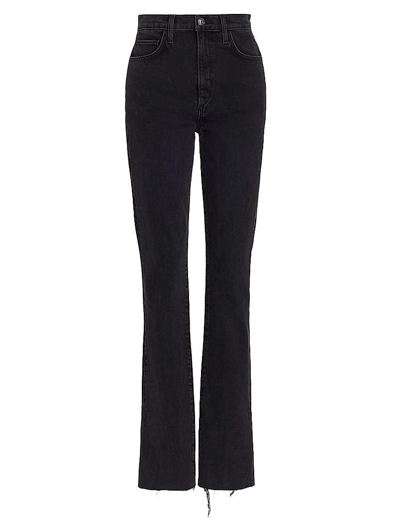 Valentina High-Rise Straight-Leg Jeans