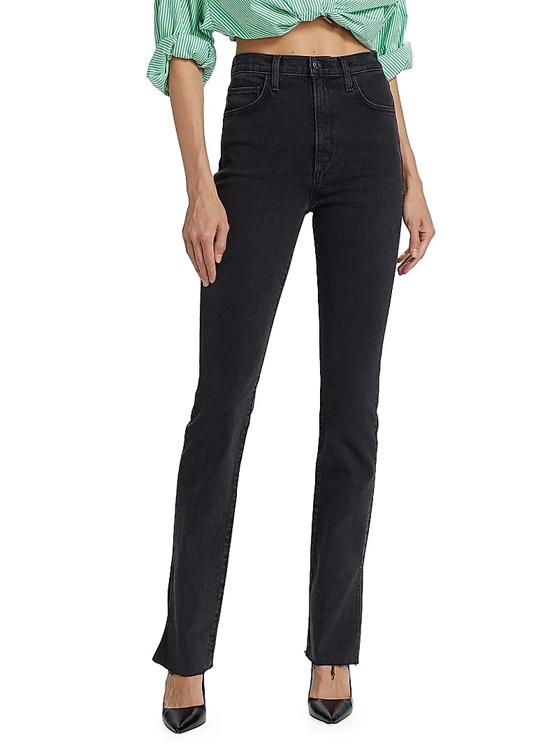 Valentina High-Rise Straight-Leg Jeans