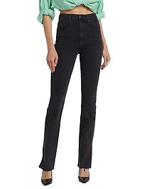 Valentina High-Rise Straight-Leg Jeans