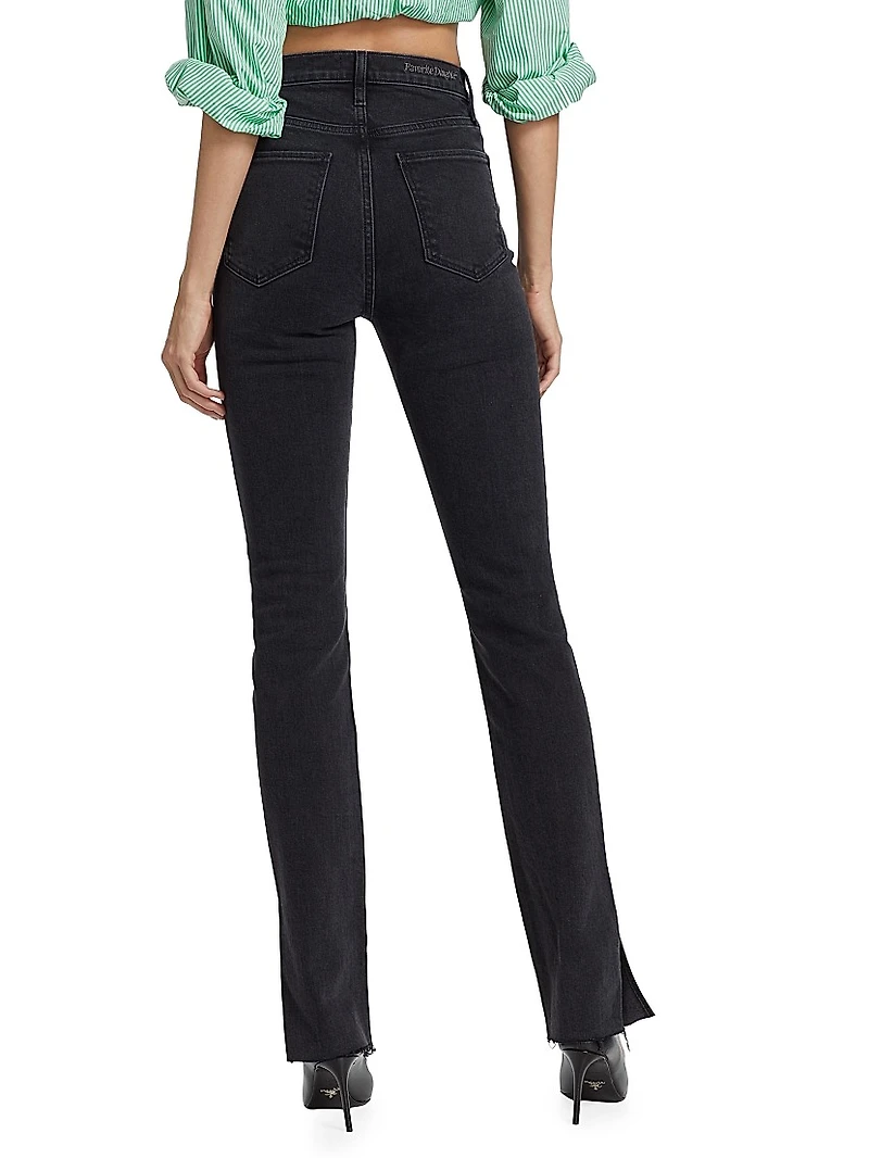 Valentina High-Rise Straight-Leg Jeans