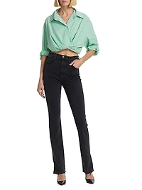 Valentina High-Rise Straight-Leg Jeans