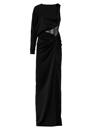 Satin Column Dress