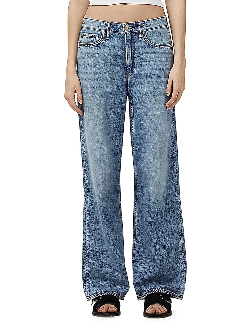 Featherweight Logan Wide-Leg Jeans