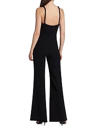 Frankie Keyhole Flare Jumpsuit