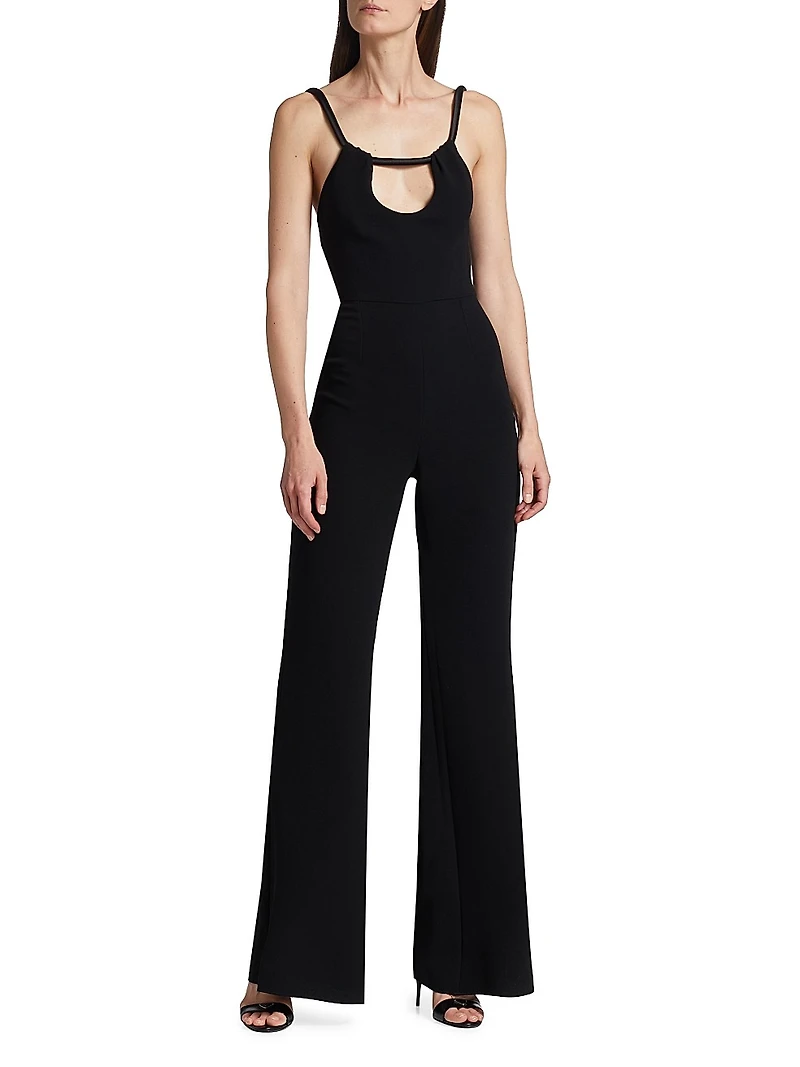 Frankie Keyhole Flare Jumpsuit