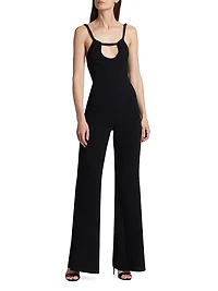 Frankie Keyhole Flare Jumpsuit