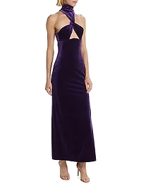 Cleveland Cut-Out Velvet Gown