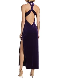 Cleveland Cut-Out Velvet Gown