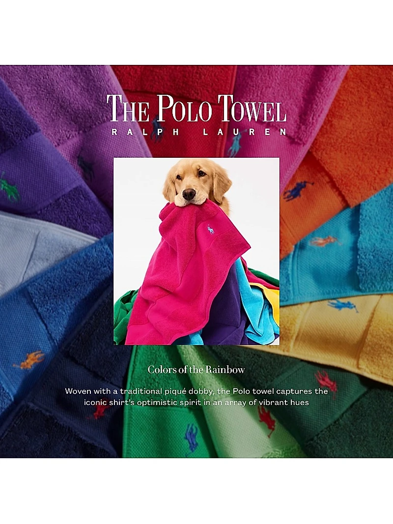 Polo Player Cotton Towel Collection