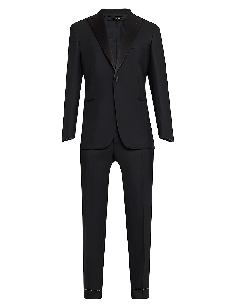 Slim-Fit Gregory Barathea Wool Tuxedo