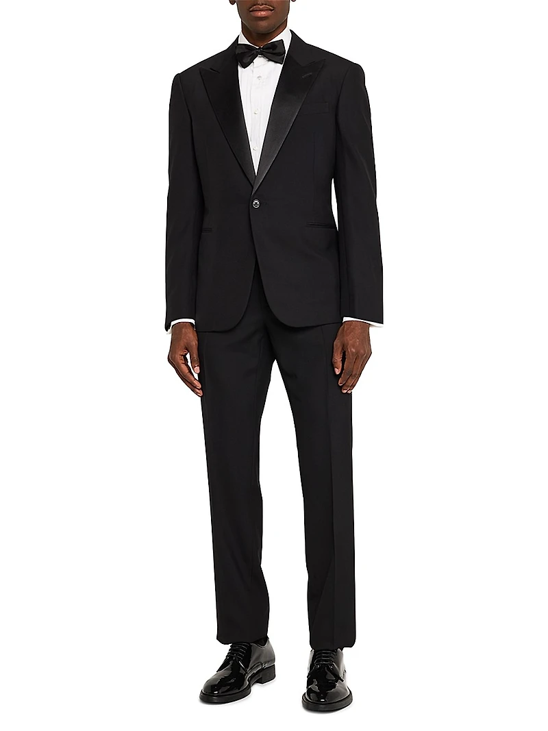 Slim-Fit Gregory Barathea Wool Tuxedo